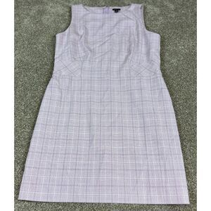 Ann Taylor Purple Plaid Dress
